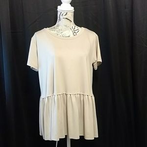Tan shirt